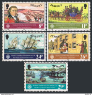 Jersey 310-314, MNH. Michel 303-307. World Communications Year WCY-1983. Battle, - Jersey