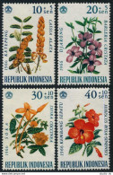 Indonesia B195-B198,MNH.Michel 503-506. Social Day 1966.Flowers. - Indonesië