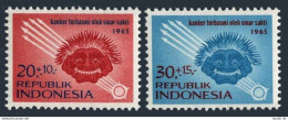 Indonesia B180-B181,MNH.Michel 488-489. Fight Against Cancer,1965. - Indonésie