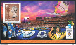 Hong Kong 757 Sheet, MNH. Michel Bl.41. Olympics Atlanta-1996. - Neufs