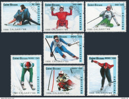 Guinea Bissau 704-710,CTO. Olympics,Calgary-1988.Pairs Figure Skating,Luge,  - Guinée-Bissau