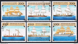 Guinea 1396-1401, CTO. 19th Century Warships. 1997. - República De Guinea (1958-...)