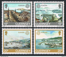 Guernsey 260-263.Michel 265-268. EUROPE CEPT-1983.St Peter Port Harbor. - Guernesey