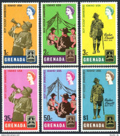 Grenada 268-273, MNH. Mi 255-260. Boy Scout Jamboree, 1968. Bugler, Baden-Powell - Grenada (1974-...)