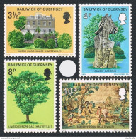 Guernsey 123-126,126a,MNH.Michel 121-124,Bl.1. Victor Hugo.French Writer.1975. - Guernsey