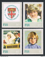 Fiji 470-473, MNH. Michel 464-467. Princess Diana 21st Birthday, 1982. Arms. - Fidji (1970-...)