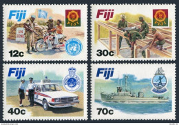 Fiji 462-465, MNH. Michel 456-459. Disciplined Forces 1982. Police, Navy Ship, - Fiji (1970-...)