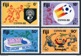 Fiji 466-469, MNH. Michel 460-463. World Soccer Cup Spain-1982. - Fidji (1970-...)