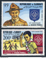 Djibouti C163-C164, MNH. Michel 339-340. Scouting Year 1982. Lord Baden-Powell. - Dschibuti (1977-...)