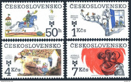 Czechoslovakia 2468-2471,MNH. Biennial Of Illustrations For Children,Youth,1983. - Unused Stamps