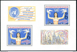 Czechoslovakia 2413 Sheet, MNH. Mi 2666 Bl.48. UN Disarmament Conference, 1982. - Ongebruikt