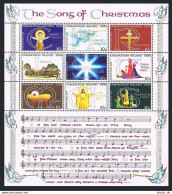 Christmas Island 88 Ai Sheet, MNH. Michel 101-109 Klb. Christmas 1978. The Song. - Christmaseiland