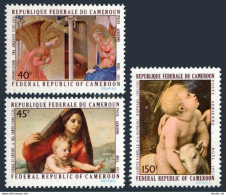 Cameroun C178-C180, MNH. Mi 675-677. Christmas 1971. Fra Angelico, Sarto,Raphael - Kamerun (1960-...)