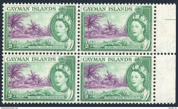 Cayman 136 Block/4, MNH. Michel 137. QE II 1953. Coconut Grove, Conch. - Kaimaninseln