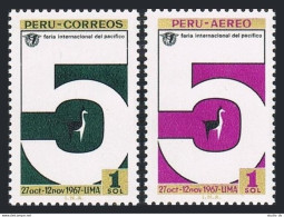 Peru 504, C216, MNH. Michel 686-687. International Pacific Fair, Lima, 1967. - Peru