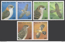 Papua New Guinea 620-625a, MNH. Michel 497-502. Indigenous Birds Of Prey, 1985. - Guinée (1958-...)