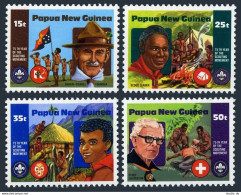 Papua New Guinea 554-557, MNH. Michel 427-430. Boy Scouts, 1982. Baden-Powell. - Papua New Guinea