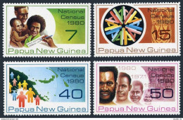 Papua New Guinea 517-520, MNH. Michel 390-393. National Census, 1980. - Guinea (1958-...)