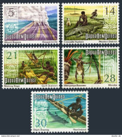 Papua New Guinea 371/383 Set 08.22.1973,MNH. Bagana Volcano,Crocodile Hunters, - Guinee (1958-...)