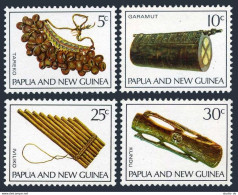 Papua New Guinea 293-296, MNH. Michel 167-170. Musical Instruments, 1969. - Papúa Nueva Guinea