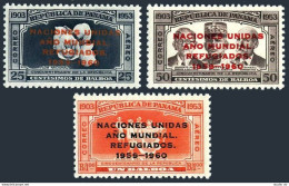 Panama C227-C229, MNH. Michel 565-567. Refugee Year WRY-1960. Flower, Dancers. - Panama