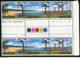 Norfolk 251-253a Gutter,MNH.Michel 234-236. Christmas 1979.Emily Bay Beach. - Norfolkinsel