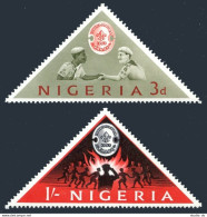 Nigeria 145-146, 146a, MNH. Michel 136-137, Bl.1. 11th Boy Scout Jamboree, 1963. - Níger (1960-...)