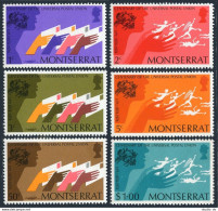 Montserrat 306-311, MNH. Mi 305-310. UPU-100, 1974. Letters,UPU Monument Figures - Montserrat