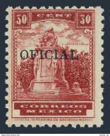 Mexico O229 Wmk 156,MNH.Mi D223. Official 1937.Monument To The Heroic Cadets. - Messico