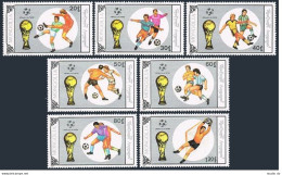 Mongolia 1838-1844,1845, MNH. Mi 2121-2127, Bl.146. World Soccer Cup Italy-1990. - Mongolie