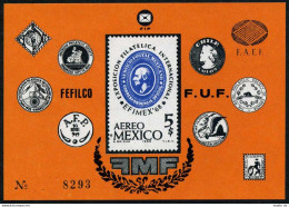 Mexico C345, MNH. Michel 1303 Bl.19. EFIMEX-1968. Columbus. - Mexique