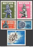 Mexico 965-966,C309-311, MNH. Mi 1192-1196. Olympics Mexico-1968. Ancient Founds - Mexique