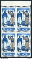 Mexico 915 Block/4,MNH Mi 1101. Mexican Revolution,50th Ann.Sailor,Soldier,1961. - México