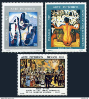 Mexico 1451-1453,MNH.Michel 1996-1998. Paintings By Diego Rivera,1986. - Mexique