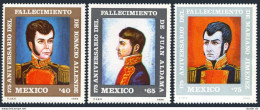 Mexico 1445-1447,1450,MNH.Mi 1990-1992,1995. Independence War Heroes,1986. - México