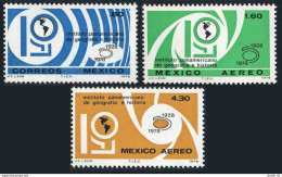 Mexico 1162,C574-C575 Blocks/4,MNH.Mi 1597-1599. Pan-American Institute-50,1978. - Messico