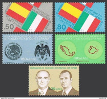 Mexico 1156-1157,C537-C539,MNH. Diplomatic Relations With Spain,1977.Juan Carlos - México