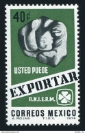 Mexico 1057 Block/4,MNH.Michel 1409. Export Promotion 1974.Foreign Trade. - Mexique