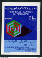 Mauritania 513 Imperf,MNH.Michel 756B. 14th World Telecommunications Day,1982. - Mauritanie (1960-...)