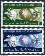 Mauritania 316-317, MNH. Michel 493-494. UPU-100, 1974. Globe. - Mauretanien (1960-...)