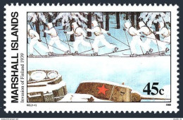 Marshall 241,MNH. Mi 244. WW II, Russian Invasion Of Finland, Nov.30,1939, 1989. - Marshallinseln