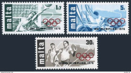 Malta 509-511, MNH. Michel 529-531. Olympics Montreal-1976. Water Polo, Yachting - Malte