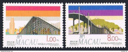 Macao 746-747, MNH. Michel 774-775. Bridges 1994. Nobre De Carvalho, Friendship. - Unused Stamps