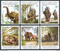Laos 355-360, MNH. Michel 523-528. Indian Elephants, 1982. - Laos