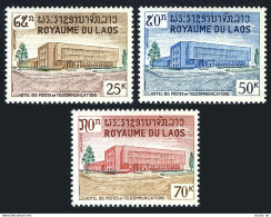 Laos 145-147,MNH.Michel 204-206. New General Post Office,1967. - Laos