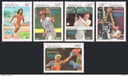 Laos 1058-1062,MNH.Michel 1297-1301. Olympics Barcelona-1992.Women's Running,  - Laos