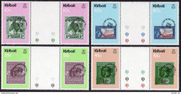 Kiribati 341-344 Gutter,MNH.Michel 338-341. Sir Rowland Hill,1979.Tree,Sailboat, - Kiribati (1979-...)