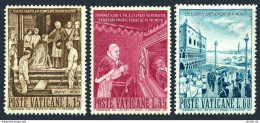 Vatican 281-283, MNH. Michel 344-346. Return-body Of Pope Pius X-Venice. 1960. - Nuovi