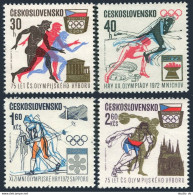 Czechoslovakia 1791-1794,MNH.Michel 2045-2048. Olympic Committee,75th Ann.1971. - Nuovi