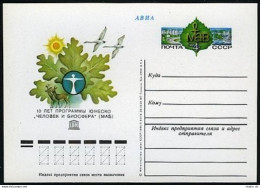 Russia PC Michel 98. UNESCO Program Man And The Biosphere,10th Ann.1981. - Cartas & Documentos